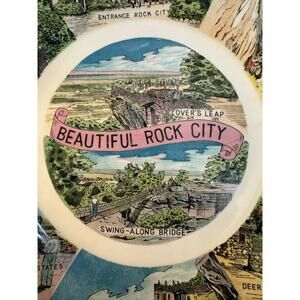 Rock City VTG Collector Plate Chattanooga Moonshine Still Caverns Seven States